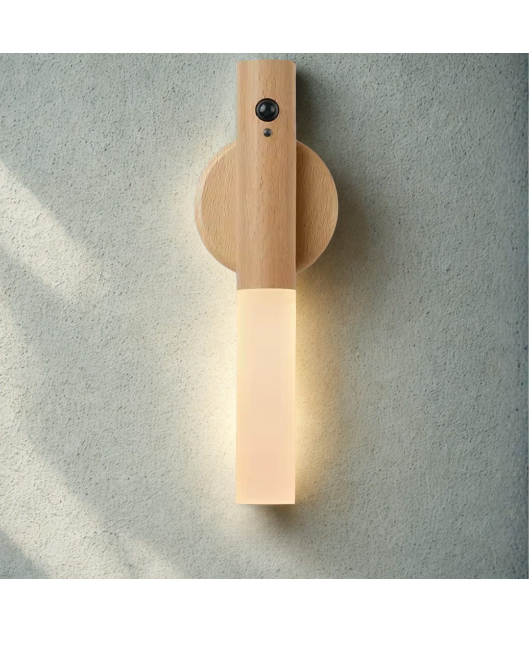 Smart Motion Sensor Night Light LED Rechargeable Magnetic Wall Lamp